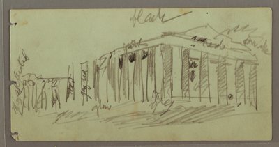 Parthenon opplyst om natten, Athen, Hellas av Frederic Edwin Church