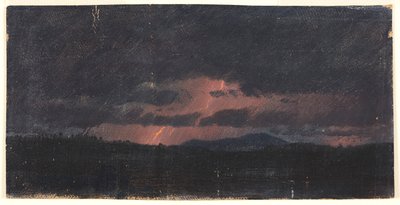 Storm over Hudson Valley av Frederic Edwin Church