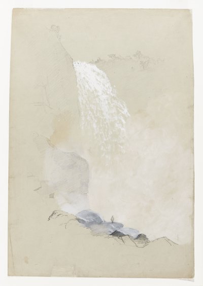 Studie av Tequendama Falls nær Bogotá, Colombia av Frederic Edwin Church