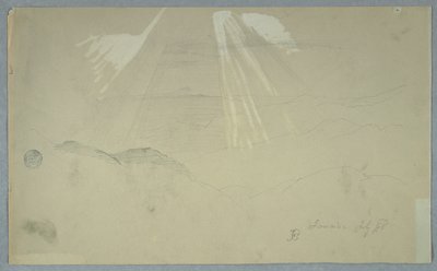 Solstrålene skinner ovenfra, Jamaica av Frederic Edwin Church