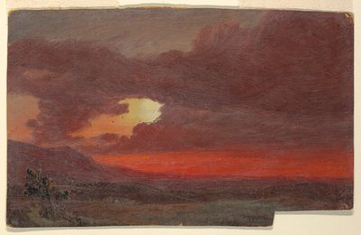 Sunset, Hudson, New York av Frederic Edwin Church