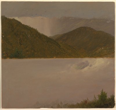 To sky- og fjelltoppstudier, Jamaica av Frederic Edwin Church