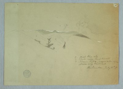 Daler og snødekte rygger, Riobamba, Ecuador av Frederic Edwin Church