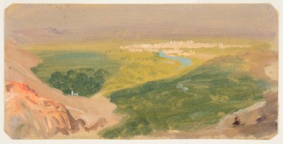 Utsikt mot Damaskus, Syria av Frederic Edwin Church