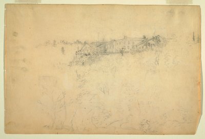 Utsikt over Catskill Mountain House av Frederic Edwin Church