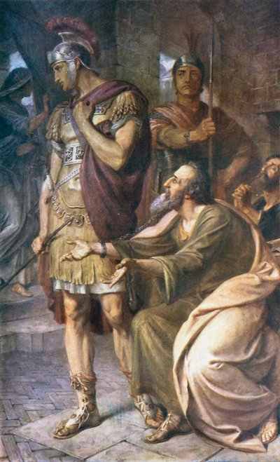 Paulus i Roma (fargelitografi) av Frederic James Shields