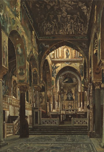 Palatinerkapellet, Palermo av Frederic Leighton