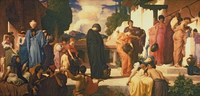 Captive Andromache, ca. 1888 (olje på lerret) (se 226710 og 250633) av Frederic Leighton