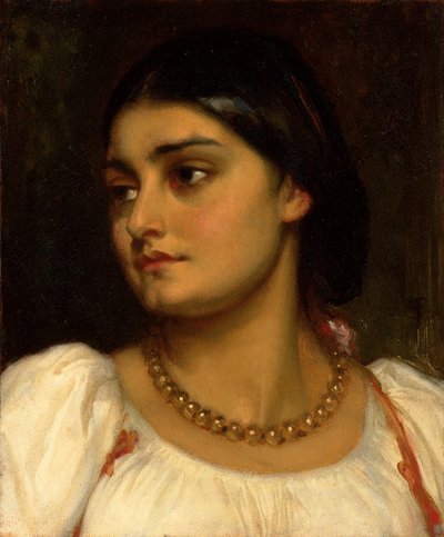 Leder for en romersk modell, av Frederic Leighton