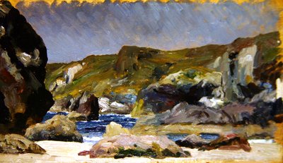 Kynance Cove (olje på panel) av Frederic Leighton
