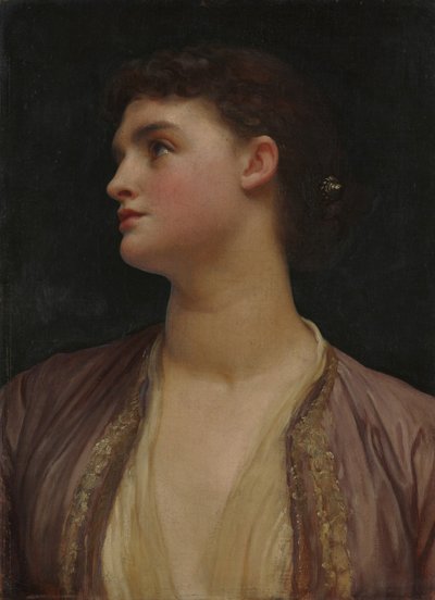 Lucia, muligens sent på 1870-tallet. av Frederic Leighton