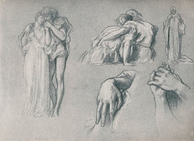 Studier for Wedded, 1882, 1897 av Frederic Leighton