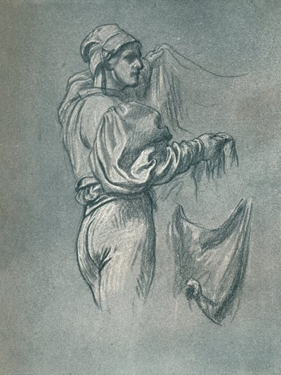 Studie for The Arts of Industry as Applied to War, c1870, 1897 av Frederic Leighton