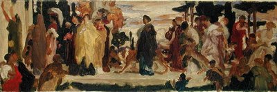 Studie for den syrakusiske bruden (olje på lerret) av Frederic Leighton