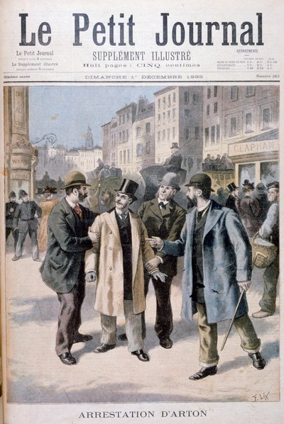 Arrestasjonen av Arton, 1895 av Frederic Lix