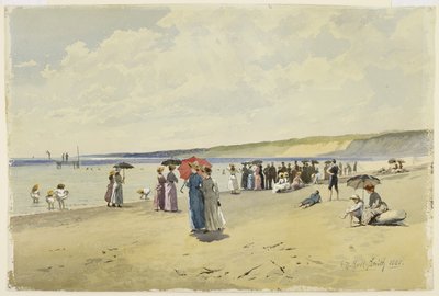 The Beach, 1888 (wc på papir) av Frederic Marlett Bell Smith