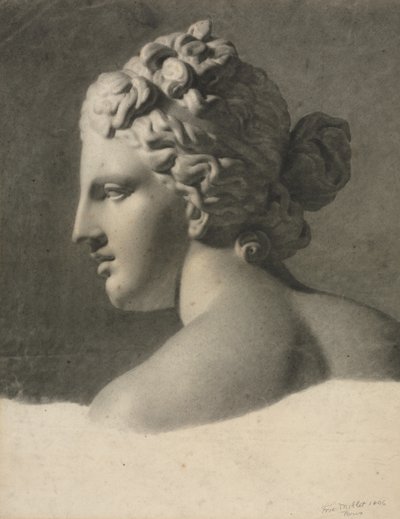 Studie av en gipsstøp a la bosse, 1806. av Frederic Millet