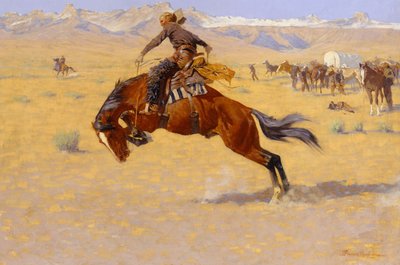 A Cold Morning on the Range, ca. 1904 av Frederic Remington