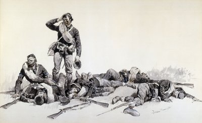 Etter slaget av Frederic Remington
