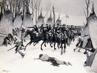 Straff t av Frederic Remington
