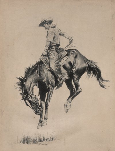 Bronco Buster av Frederic Remington