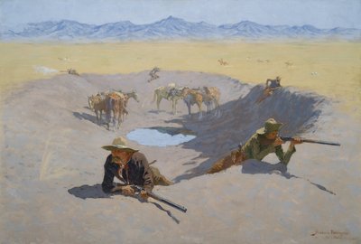 Kjemp for vannhullet, 1903 av Frederic Remington