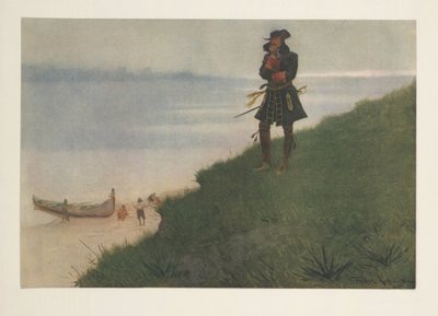 La Salle fra Colliers Weekly, pub. 1906 av Frederic Remington