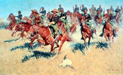 På de sørlige slettene, 1907 av Frederic Remington