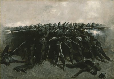 Infanterikvadratet av Frederic Remington