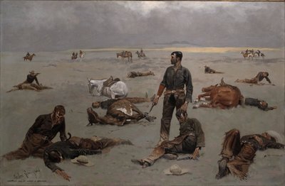 Hva en umerket ku har kostet av Frederic Remington