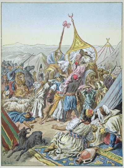 Abd-El-Kaders smala ble tatt 16. mai av Frederic Theodore Lix
