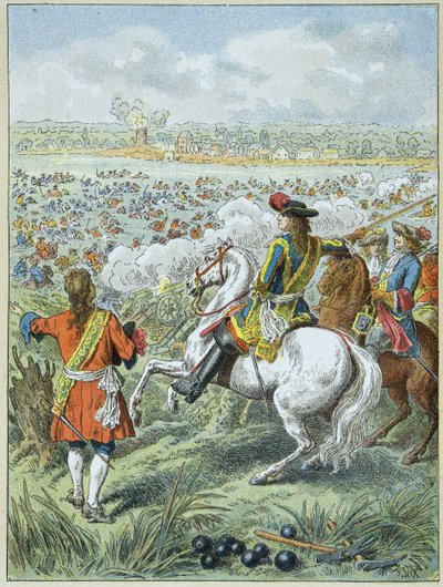 Passering av Rhinen av hærene til kong Ludvig XIV av Frederic Theodore Lix