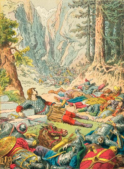 Roland på Roncevaux av Frederic Theodore Lix