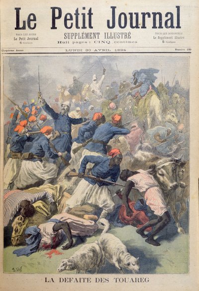 The Defeat of the Tuaregs, forside av 