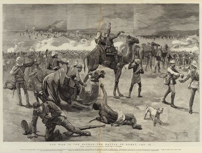 Krigen i Soudan, slaget ved Gubat, 19. januar av Frederic Villiers