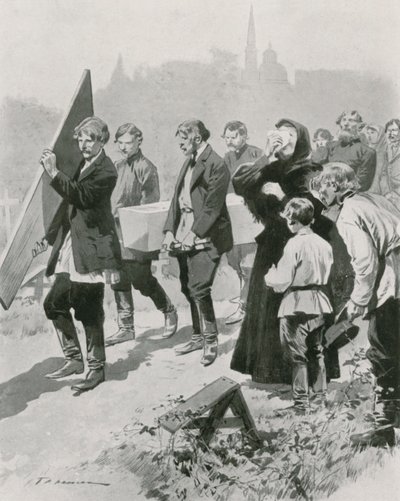 En middelklassebegravelse av Frederic de Haenen