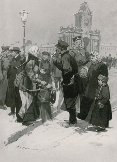 En gateselger av saltsild av Frederic de Haenen