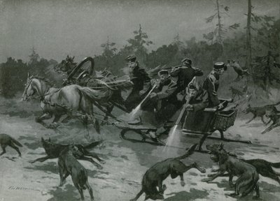 En ulvejakt av Frederic de Haenen