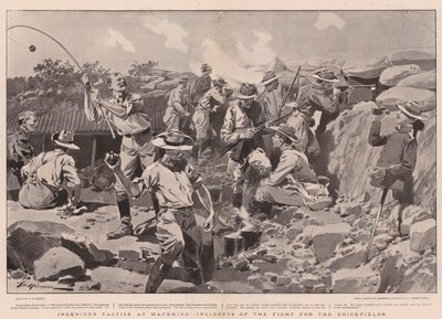 Genial taktikk hos Mafeking, Incidents of the Fight for the Brickfields av Frederic de Haenen
