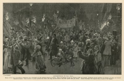 Ladysmith Day i Pall Mall av Frederic de Haenen