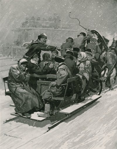Offentlig slede, Halfpenny Fare av Frederic de Haenen
