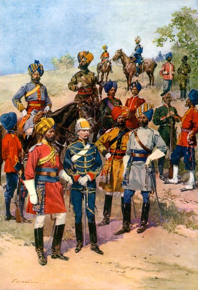Kings Own Regiments of the Indian Army. av Frederic de Haenen