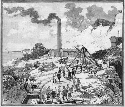 Underwater tunnel project between France and England av Frederic de Haenen
