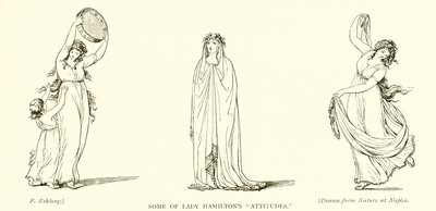 Noen av Lady Hamiltons holdninger av Frederich Rehberg