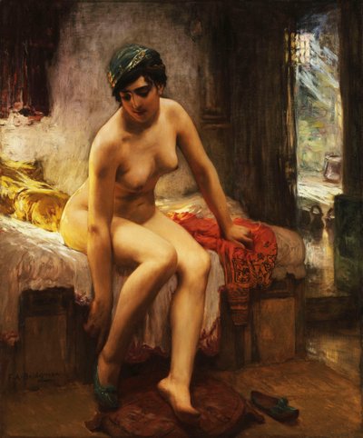 En algerisk prostituert, av Frederick Arthur Bridgman
