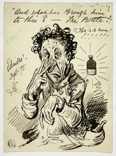 Og hva har brakt [sic] ham til dette?-The Bottle!! av Frederick Barnard