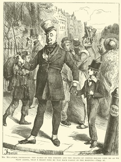 Mr Micawber av Frederick Barnard