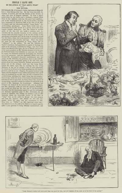 Mennesker jeg har møtt, Butleren av Frederick Barnard
