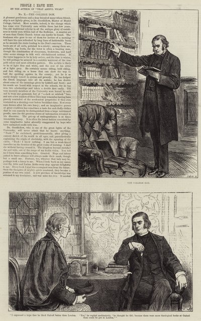 Folk jeg har møtt, College Don av Frederick Barnard