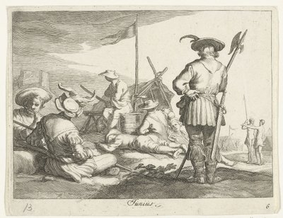 Juni måned Junius (tittel på objekt) Årets måneder (serietittel) av Frederick Bloemaert